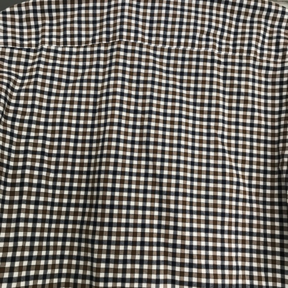 Ledbury Shirt - Navy & Brown Plaid - NWOT - Picture 5 of 5